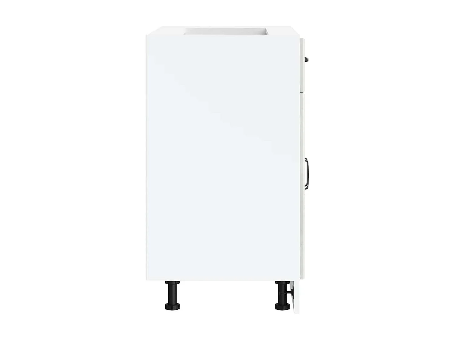 Armoire de cuisine gris béton bois ingénierie