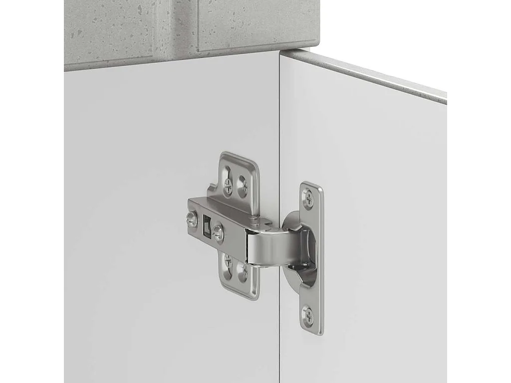 Armoire de cuisine gris béton bois ingénierie