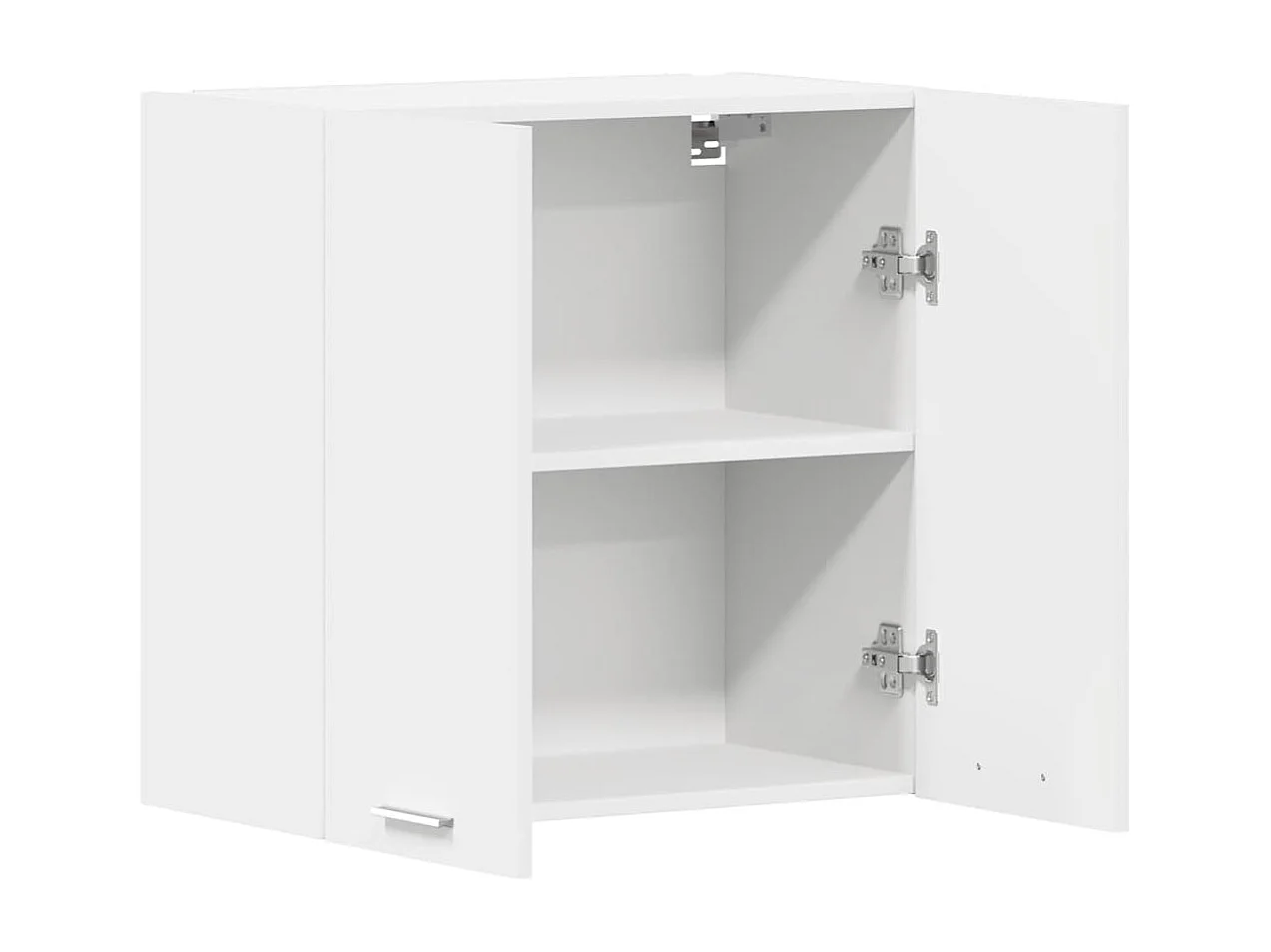 Witte hangkast 60x31x60 cm bewerkt hout