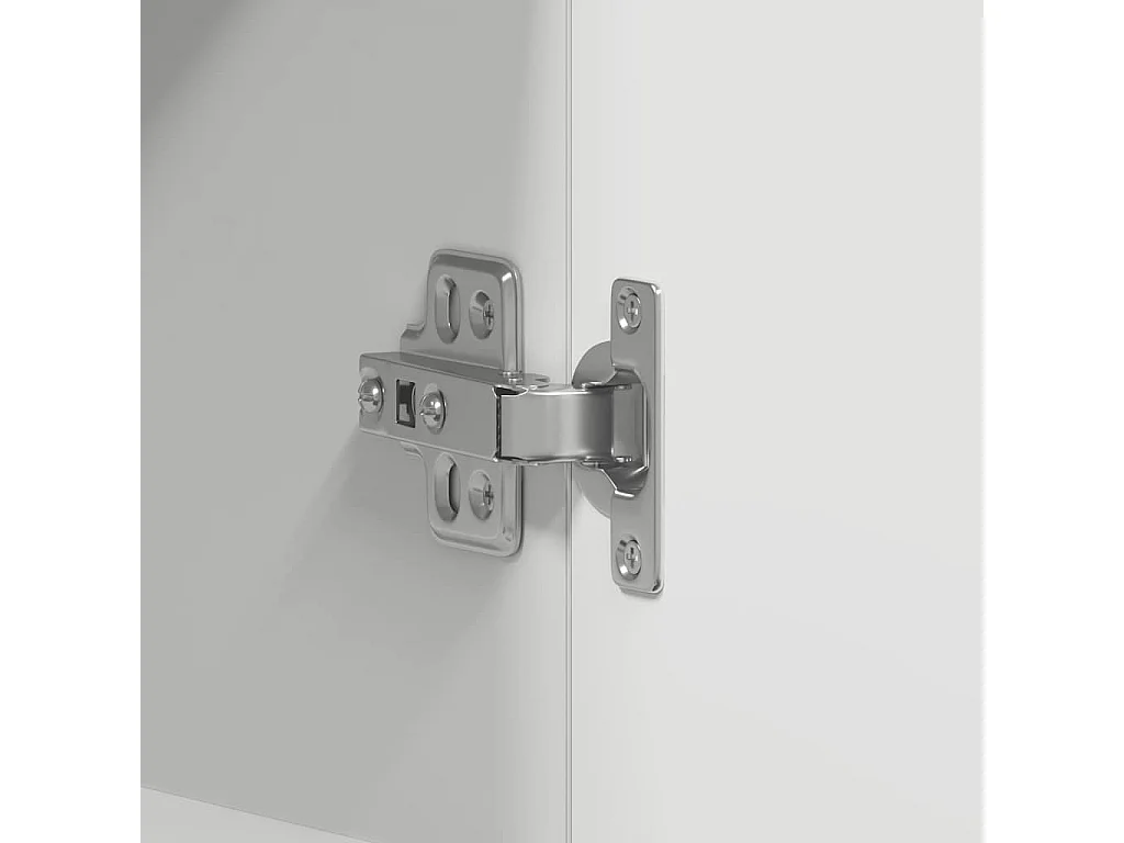 Witte hangkast 60x31x60 cm bewerkt hout