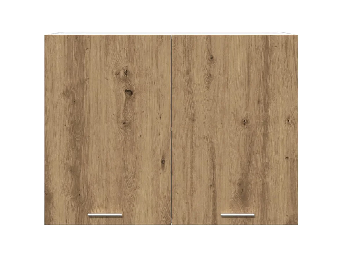 Mobile pensile "Lyon", rovere lavorato a mano, 80x31x60 cm