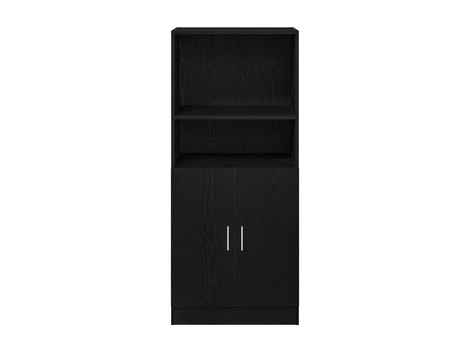 Armoire de cuisine noir 57x41,5x131,5 cm bois d'ingénierie