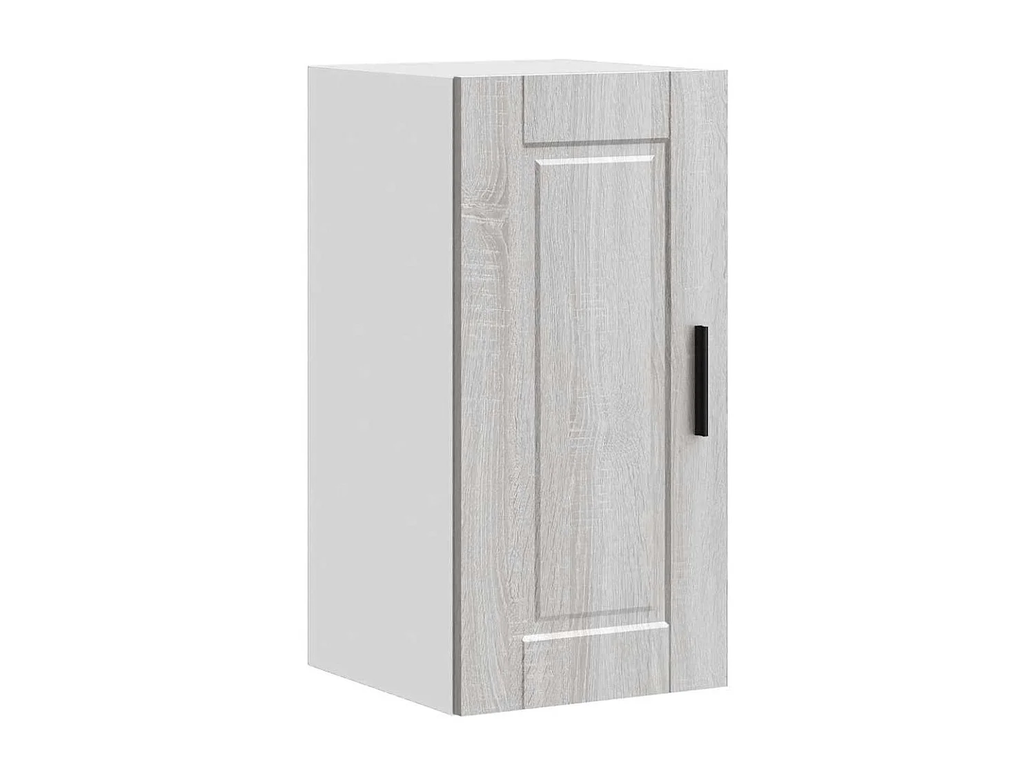 Mobile da cucina a muro in legno ingegnerizzato grigio Sonoma