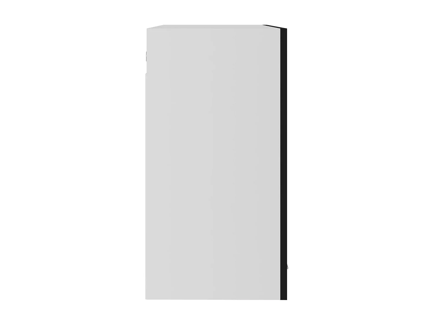 Vitrina colgante negra de 80 x 31 x 60 cm