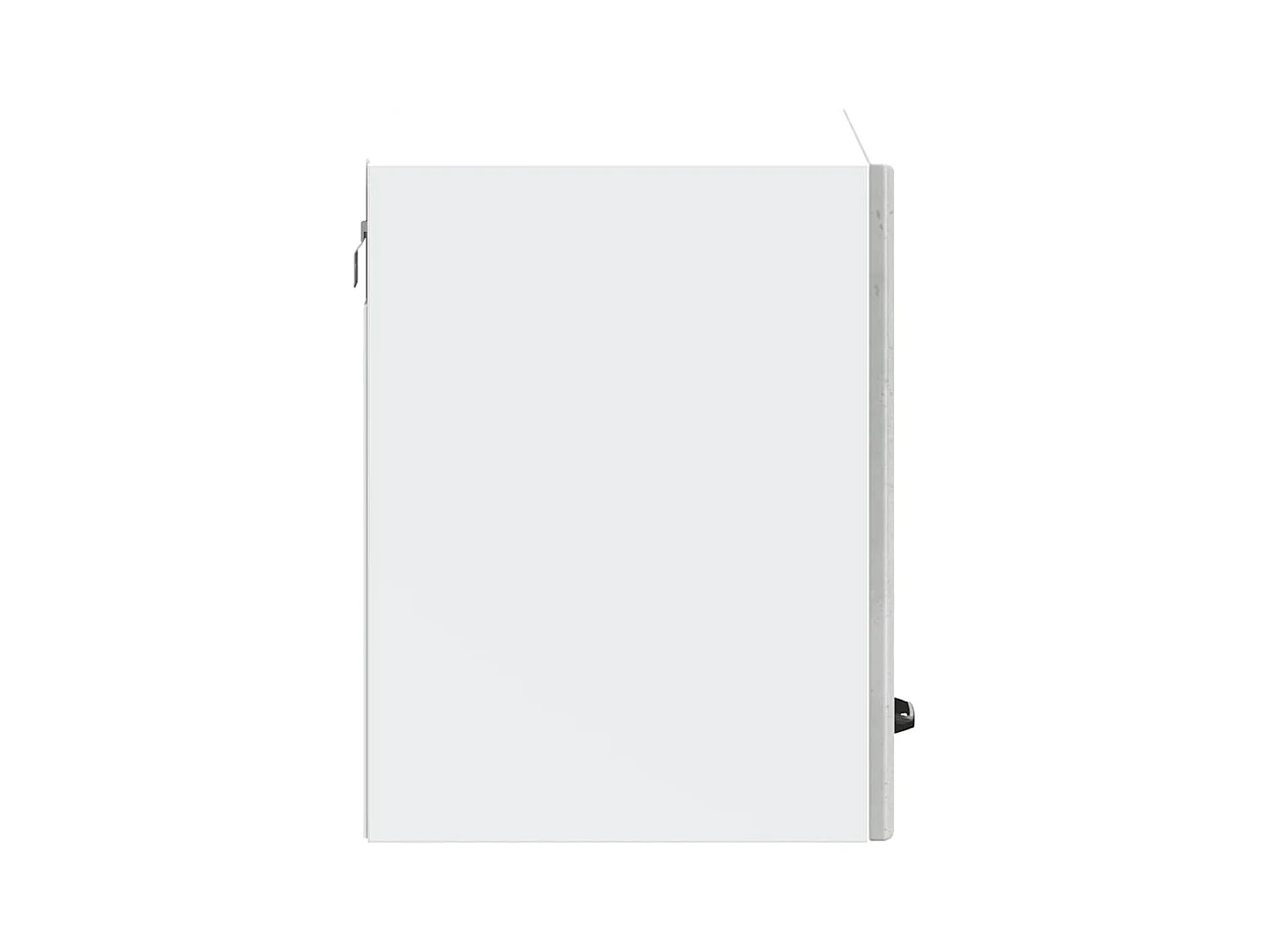 Armoire murale de cuisine gris béton bois d'ingénierie