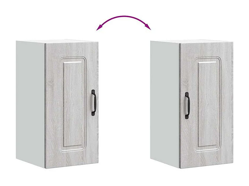 Mobile da cucina in legno ingegnerizzato grigio Sonoma