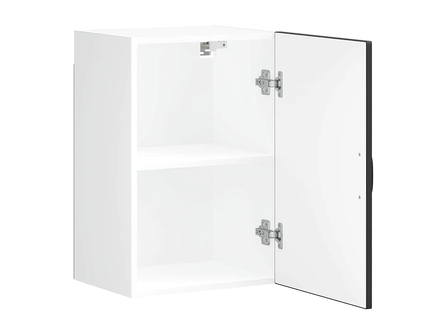 Armoire murale de cuisine noir bois d'ingénierie