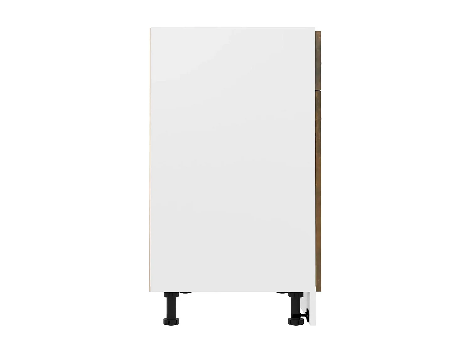 Armoire de plancher à tiroir Chêne fumé 80x46x81,5 cm