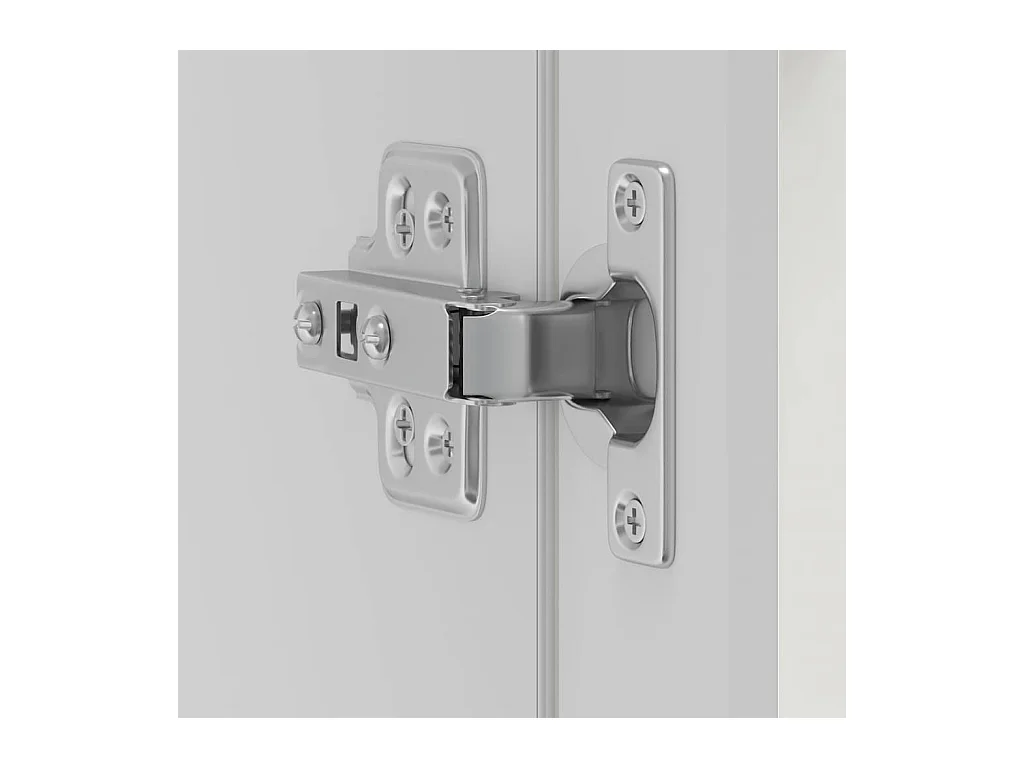 Pensile cucina con anta in vetro bianco lucido