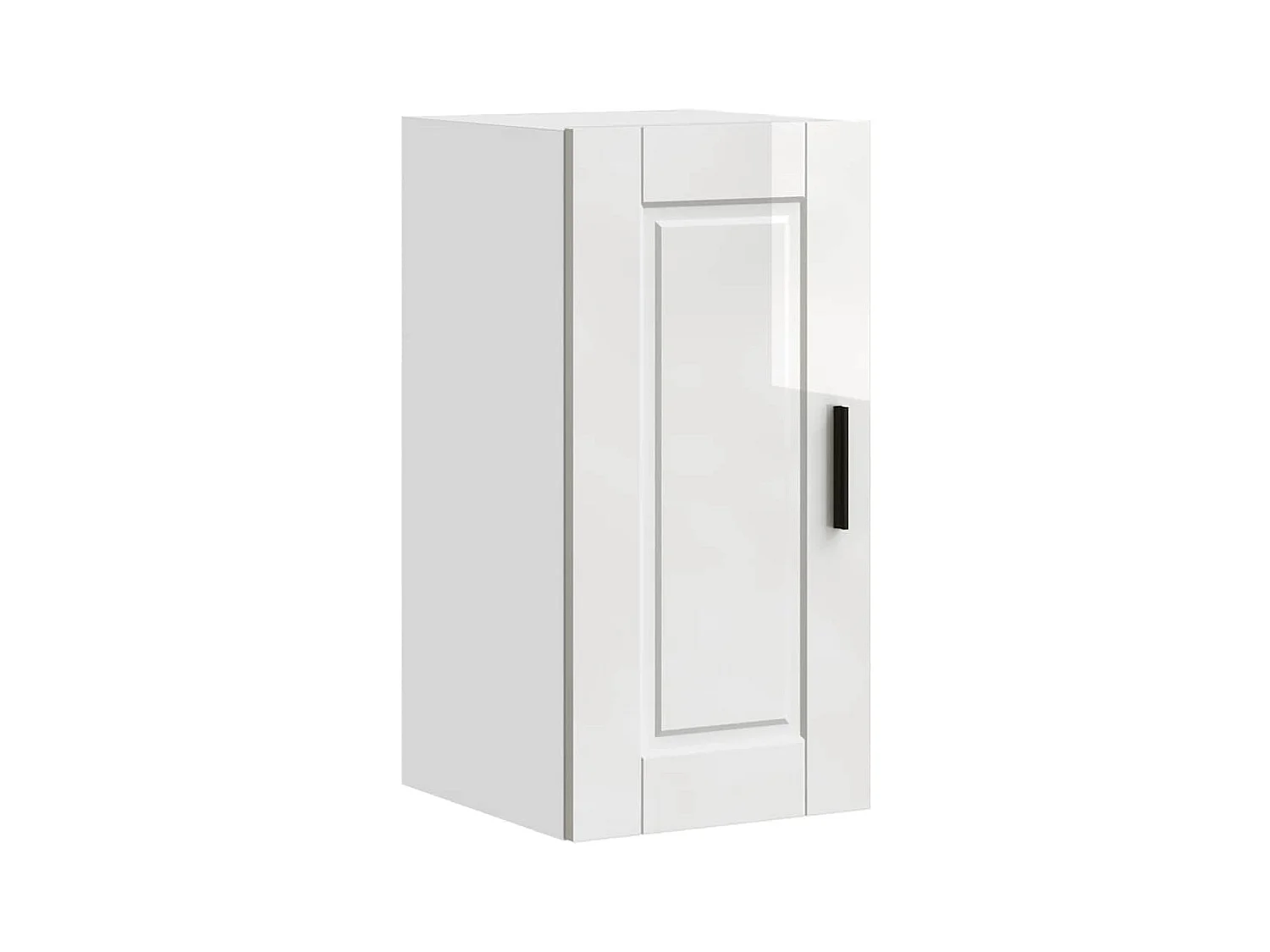 Mobile da cucina in legno ingegnerizzato bianco lucido