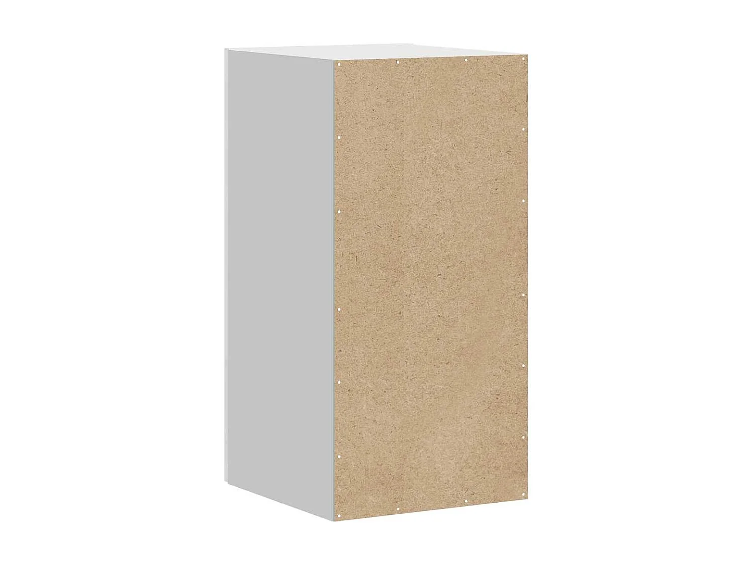 Armoire murale de cuisine blanc brillant bois ingénierie