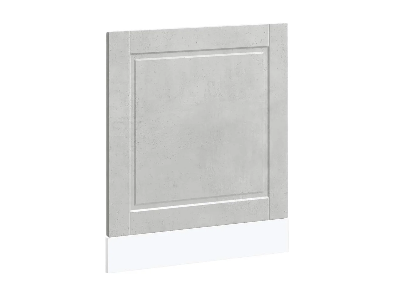 Pannello lavastoviglie cemento grigio 60x1,5x67 cm