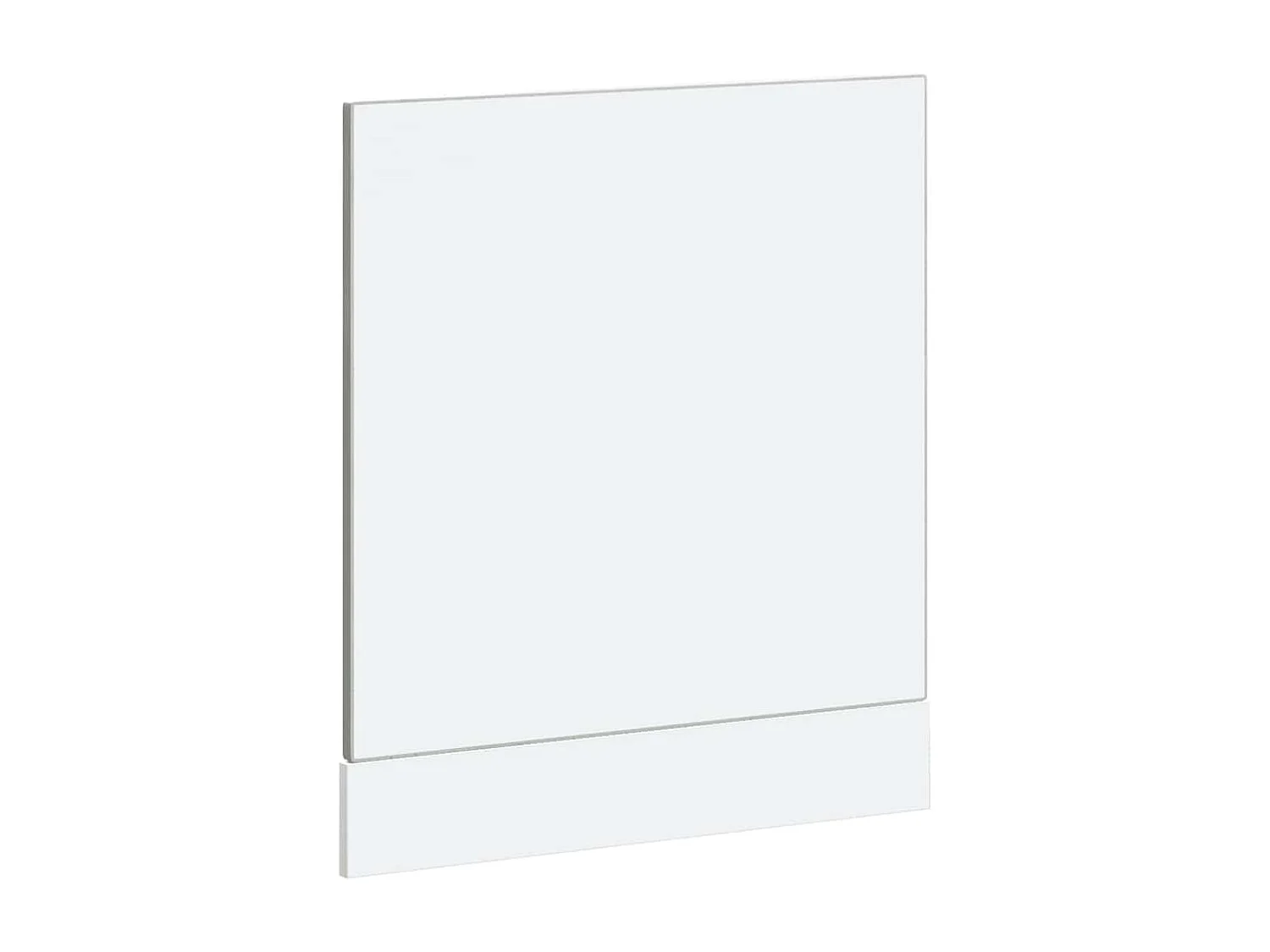 Pannello lavastoviglie cemento grigio 60x1,5x67 cm