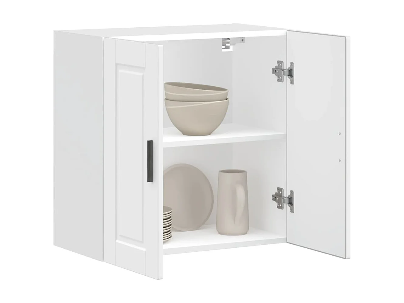 Armoire murale de cuisine blanc bois d'ingénierie