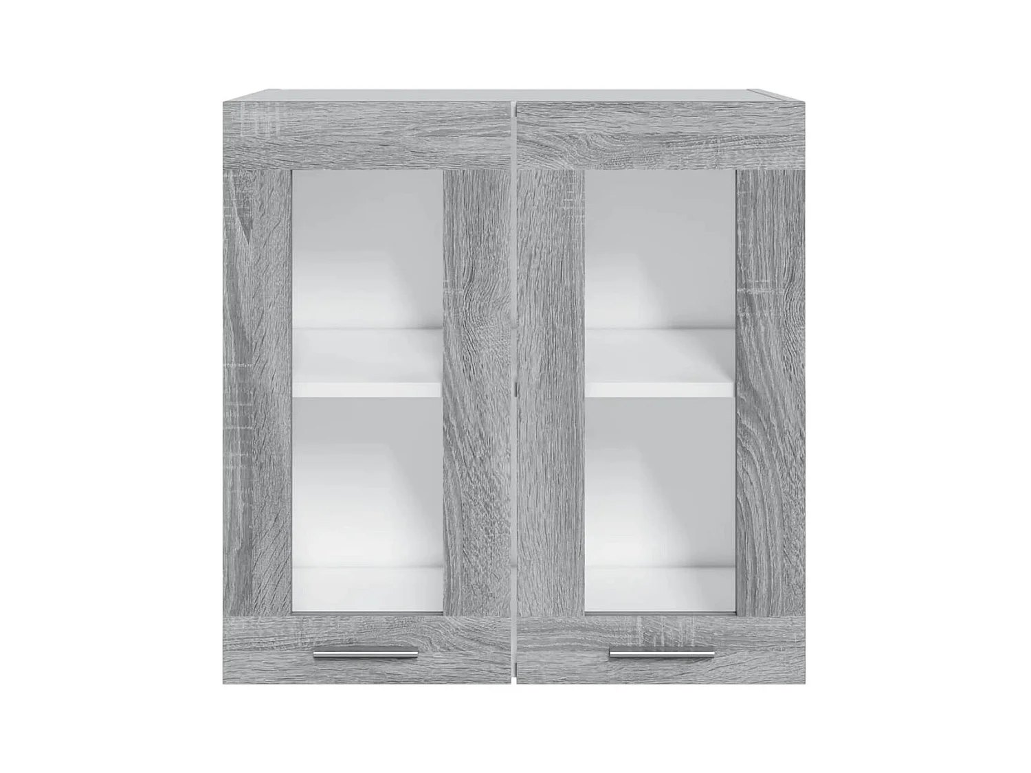 Armoire en verre suspendue Sonoma gris