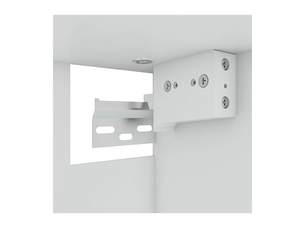 Armoire en verre suspendue Sonoma gris