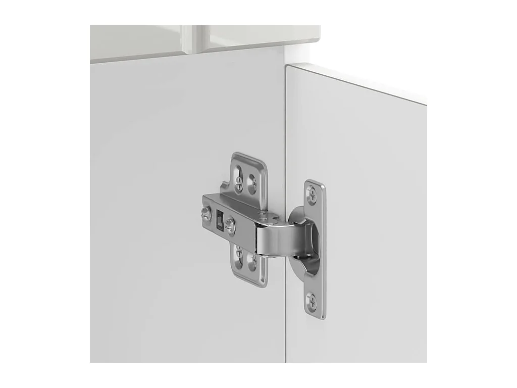 Mobile da cucina in legno ingegnerizzato bianco lucido