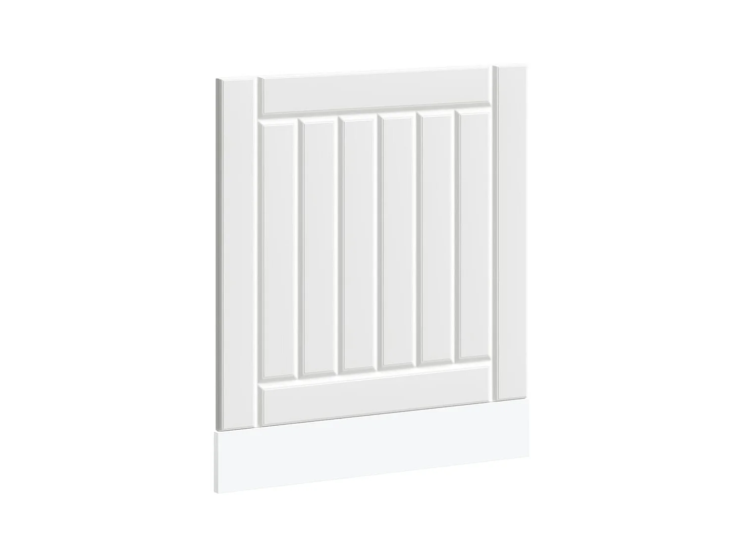 Pannello per lavastoviglie in legno ingegnerizzato bianco Lucca