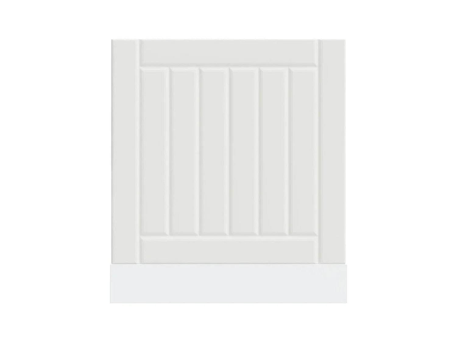 Pannello per lavastoviglie in legno ingegnerizzato bianco Lucca