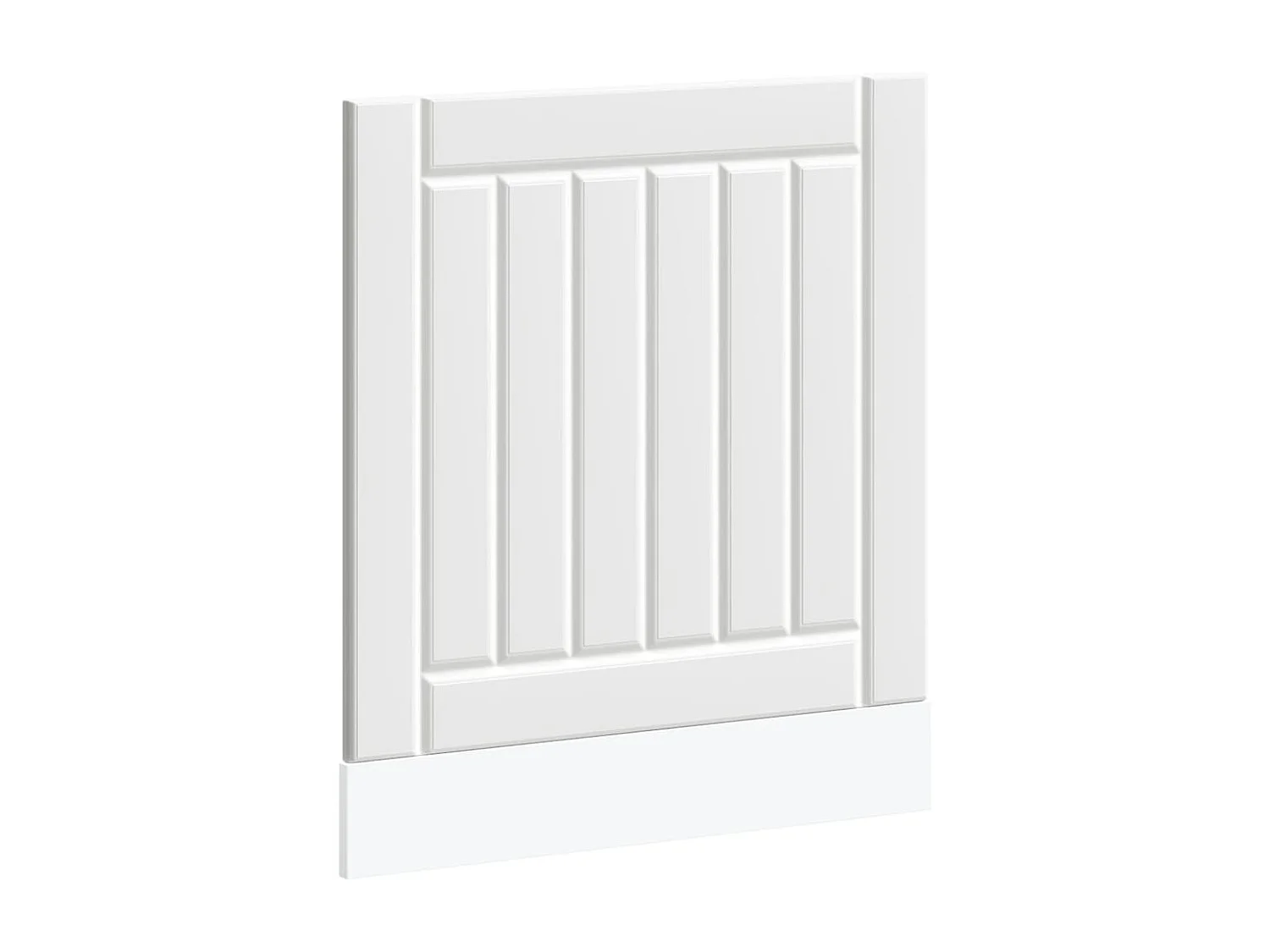 Panneau de lave-vaisselle blanc bois d'ingénierie