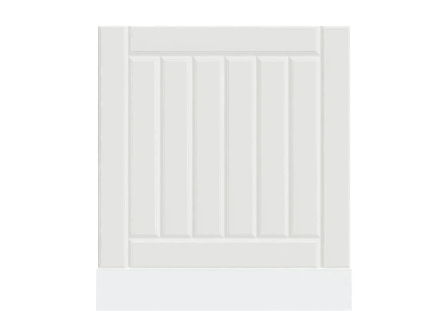 Panneau de lave-vaisselle blanc bois d'ingénierie