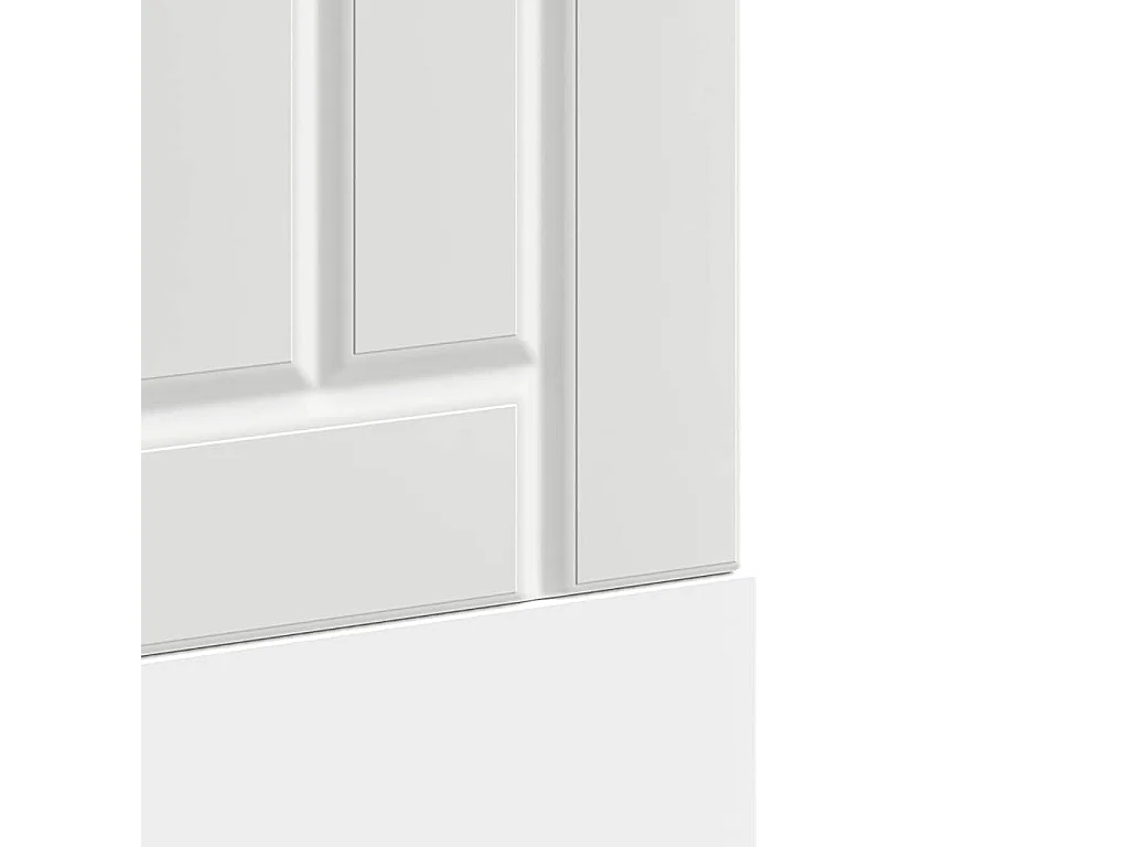 Panneau de lave-vaisselle blanc bois d'ingénierie