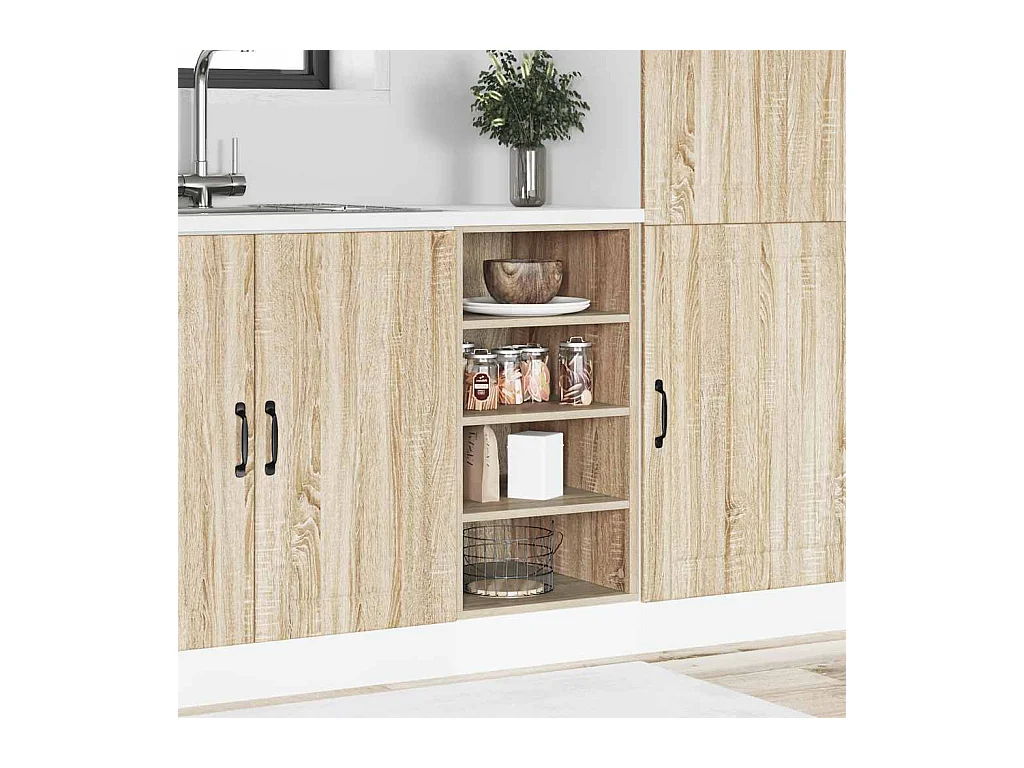 Mobile basso "Riga", rovere Sonoma, 40x44,5x81,5 cm