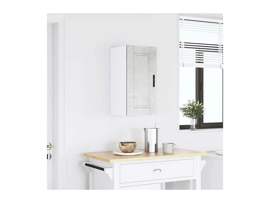 Mobile da cucina in legno ingegnerizzato grigio cemento Porto