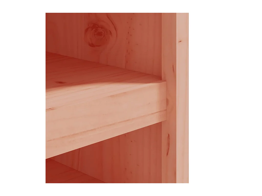 2-teilige Outdoor-Küchenschränke aus massivem Douglasienholz