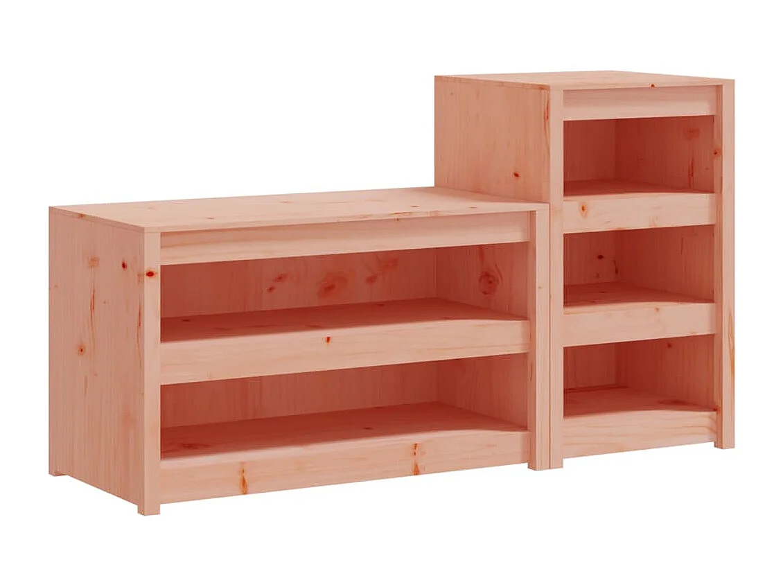 Gabinetes de cocina para exteriores de 2 piezas en madera maciza Douglas