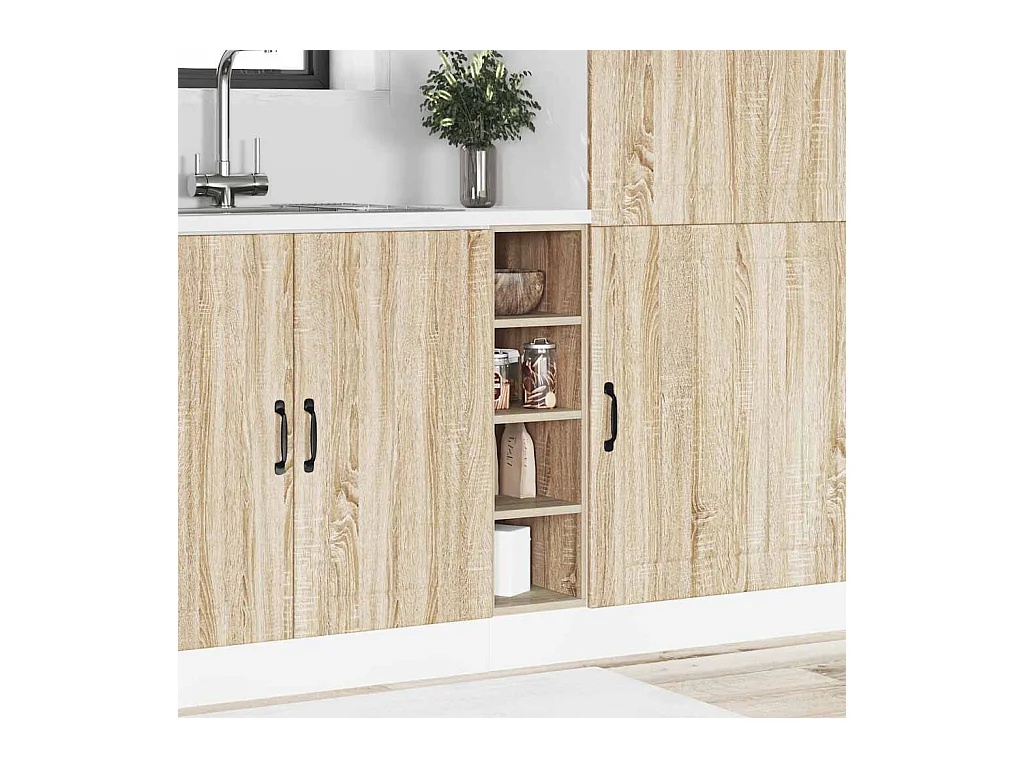 Mobile basso "Liga" rovere sonoma 20x44,5x81,5 cm