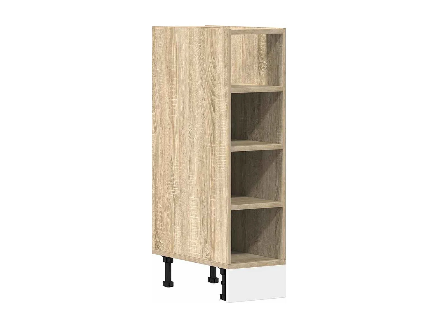 Armoire basse chêne sonoma 20x44,5x81,5 cm