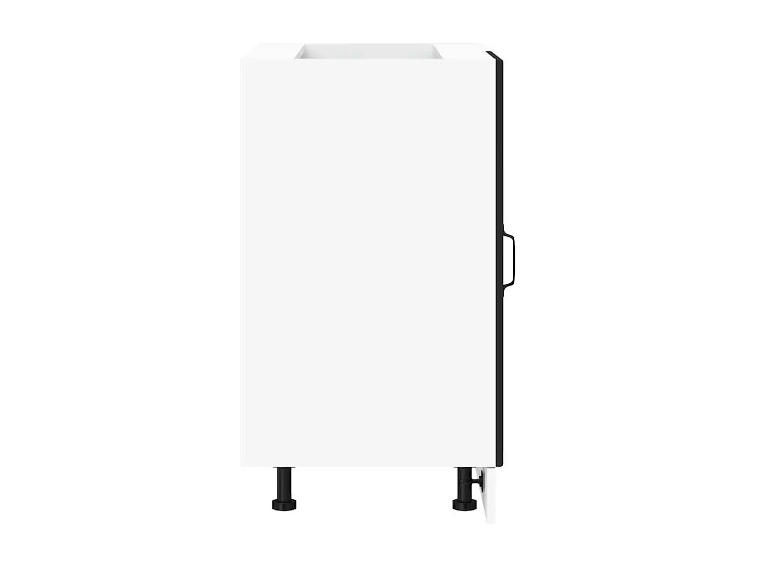 Armoire de cuisine noir bois d'ingénierie