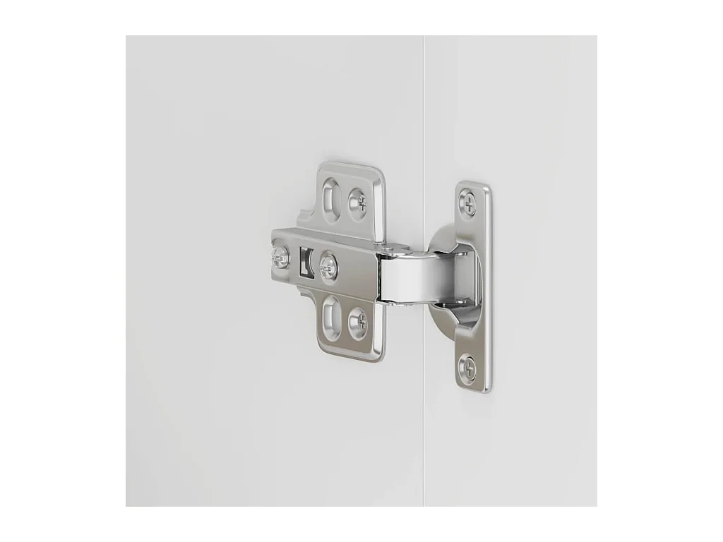 Armoire de cuisine blanc brillant bois ingénierie