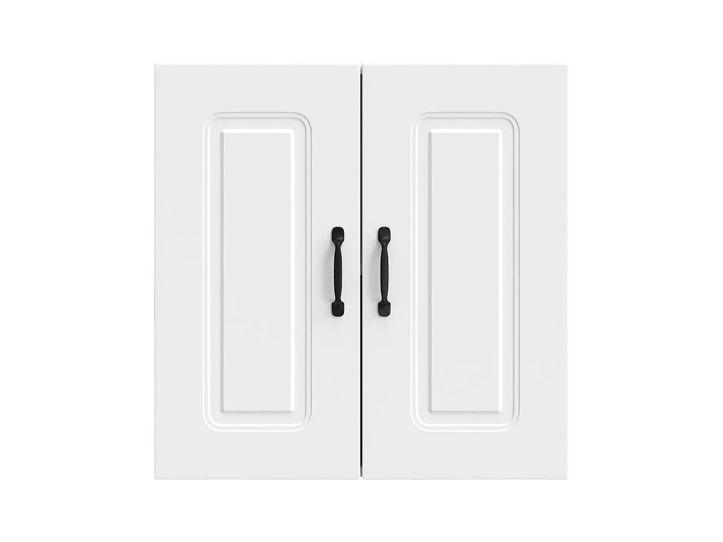 Armoire murale de cuisine blanc bois d'ingénierie