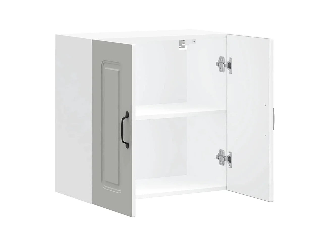 Armoire murale de cuisine blanc bois d'ingénierie