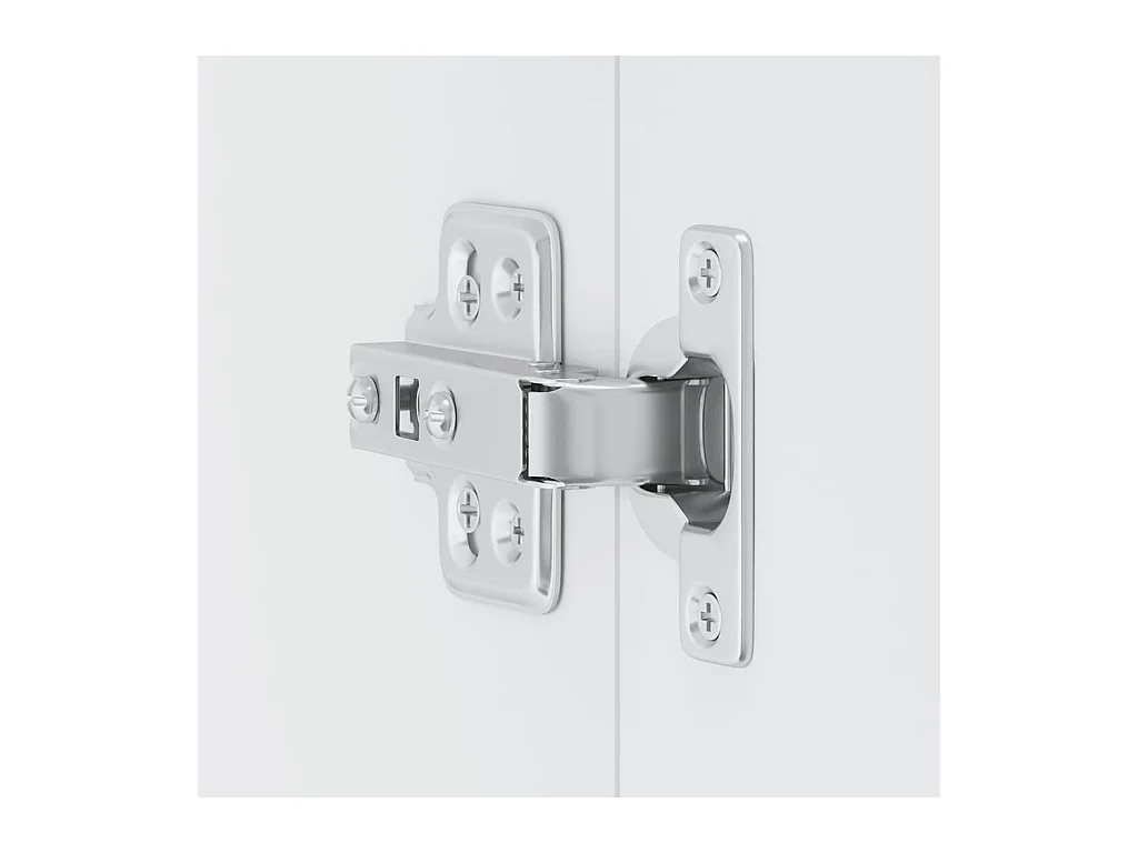 Armoire murale de cuisine blanc bois d'ingénierie