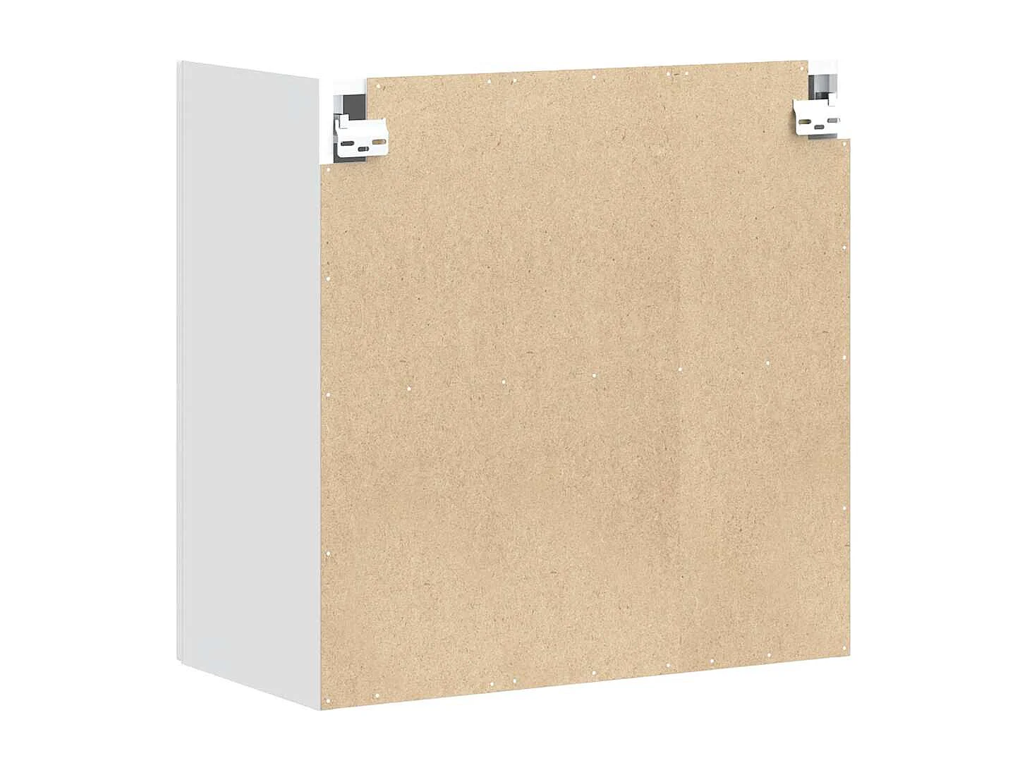 Armario de pared de cocina de madera de ingeniería blanca