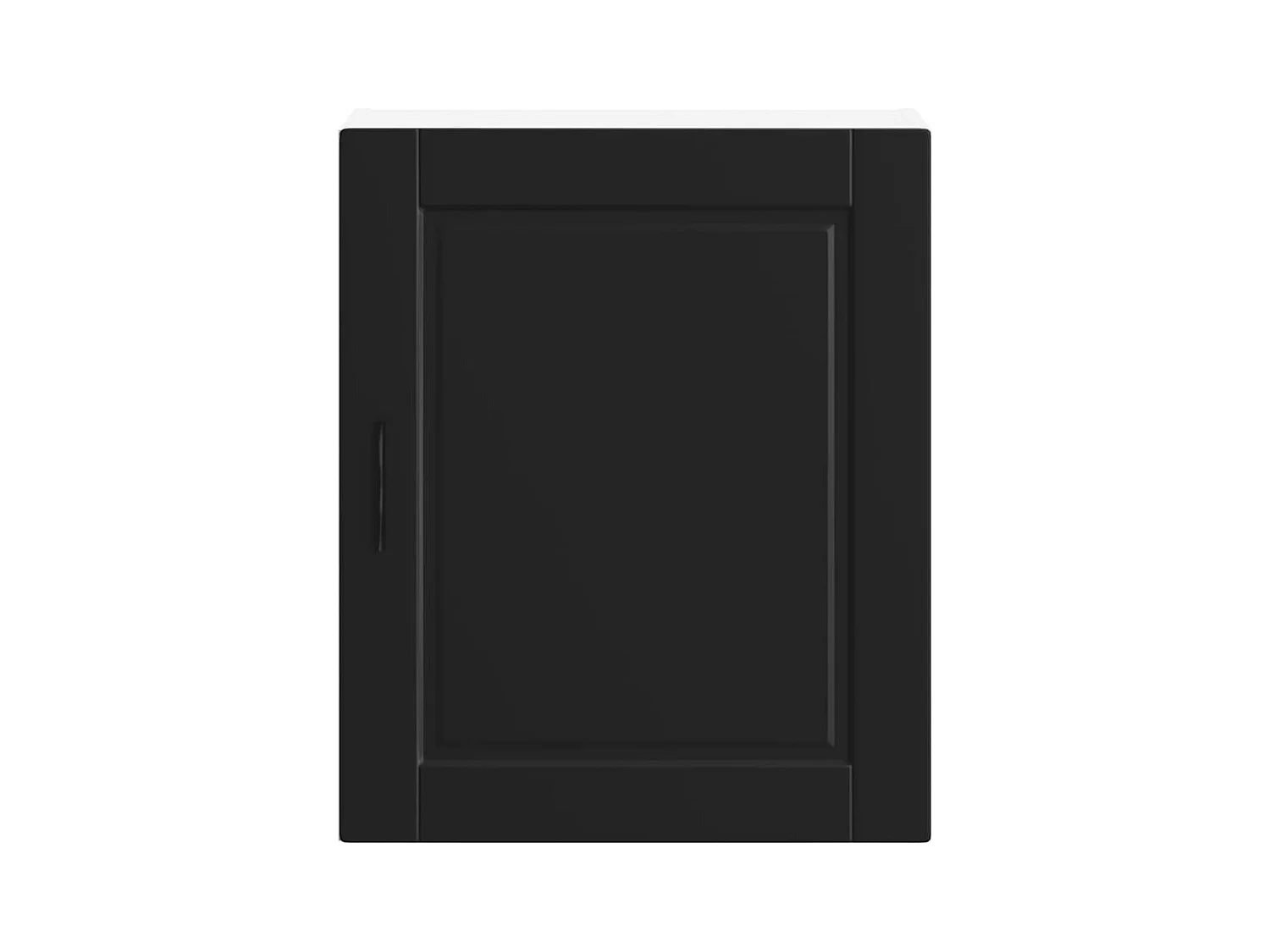 Armoire murale de cuisine noir bois d'ingénierie