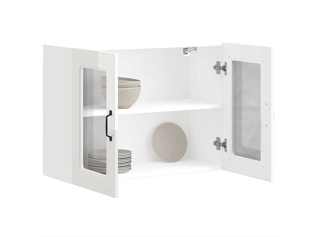 Armoire murale de cuisine avec porte en verre