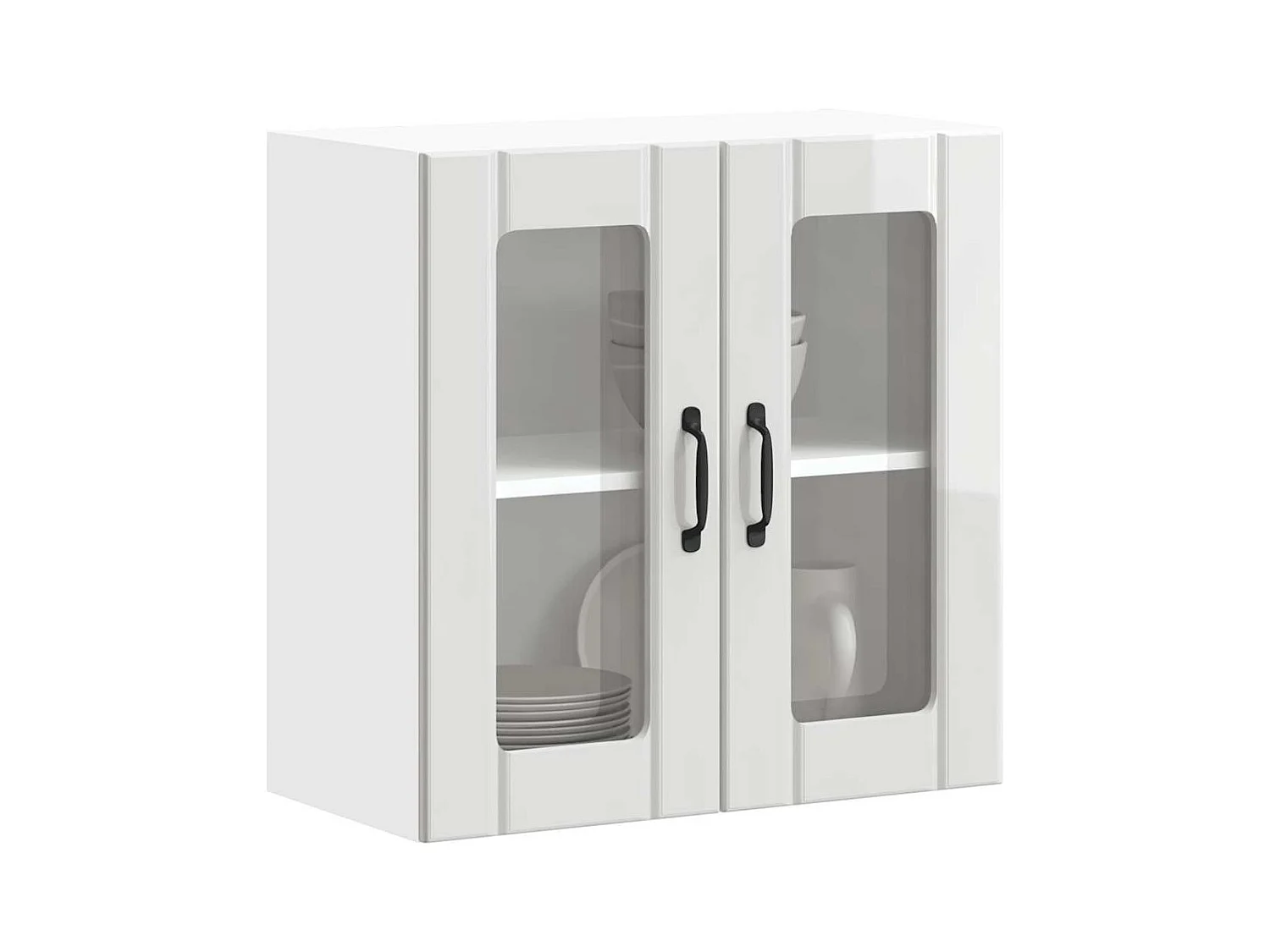 Armoire murale de cuisine avec porte en verre Lucca