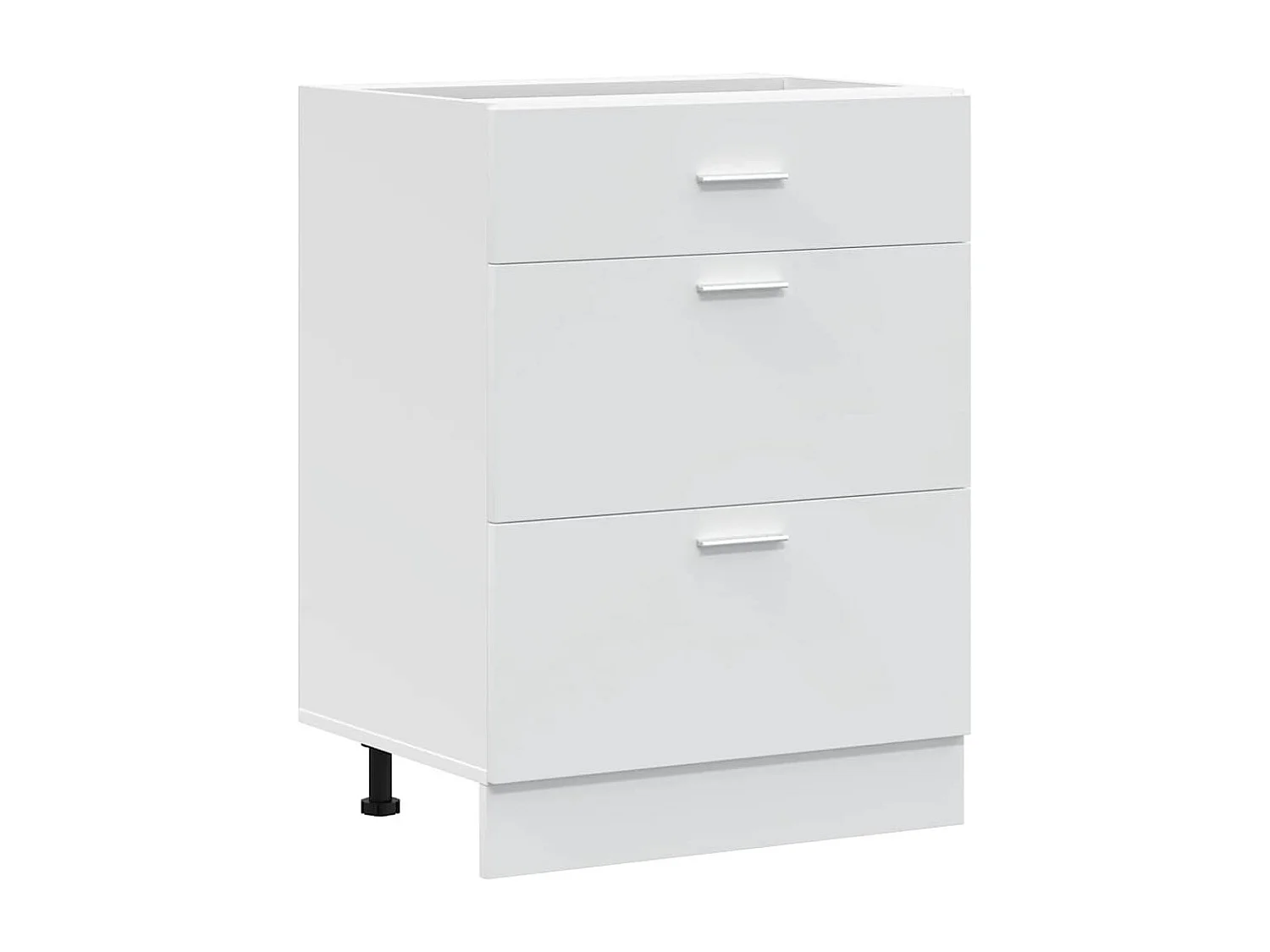 Armoire de cuisine blanc bois d'ingénierie