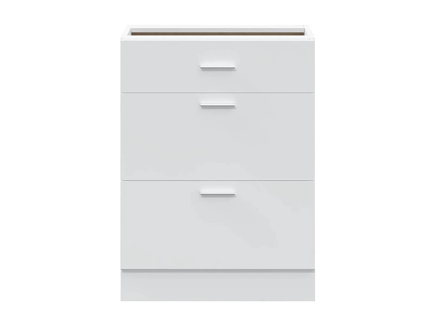 Armoire de cuisine blanc bois d'ingénierie