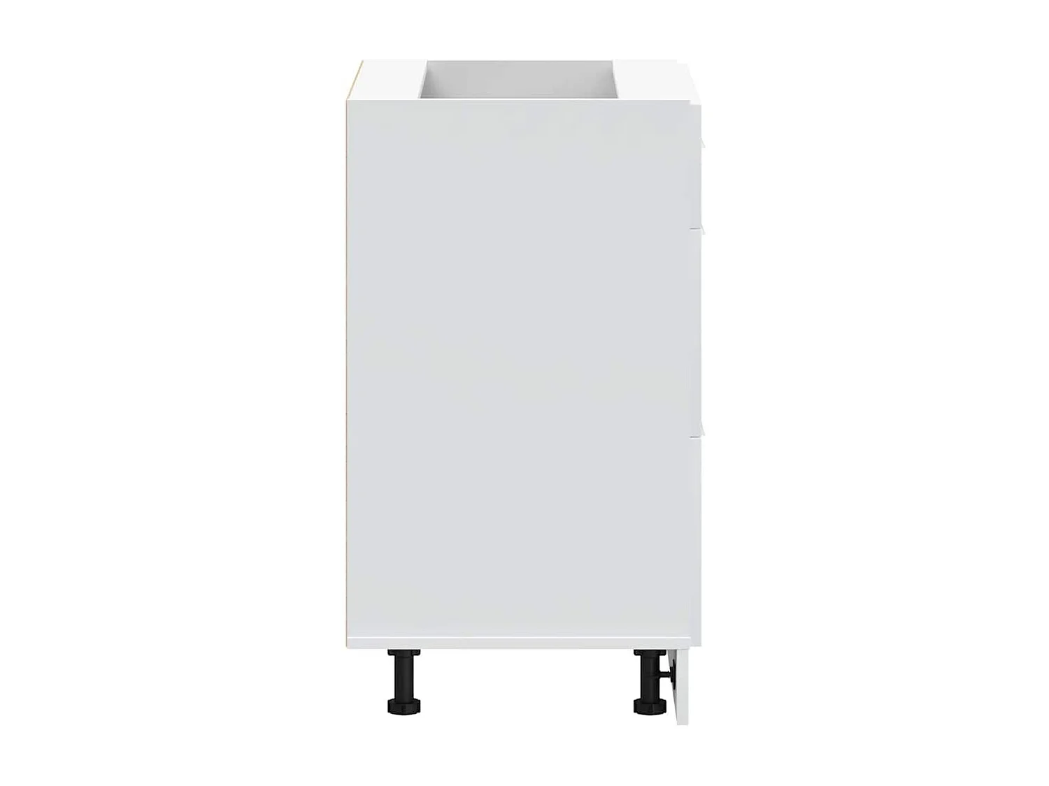 Armoire de cuisine blanc bois d'ingénierie