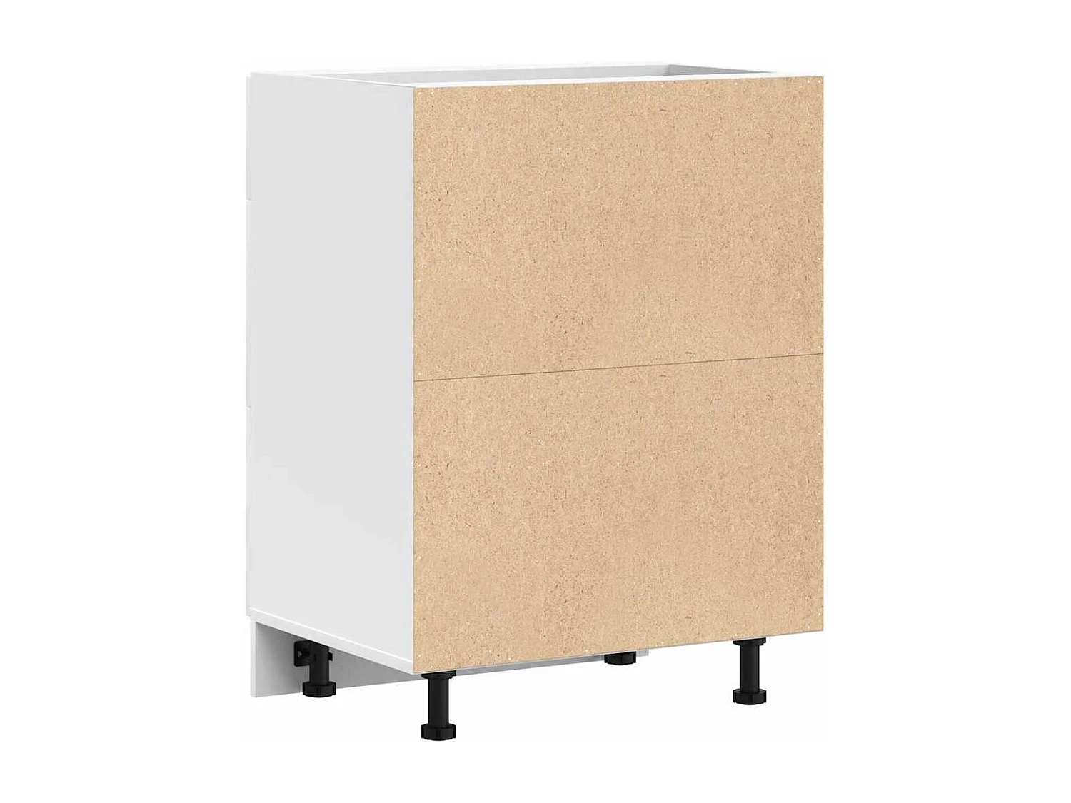Armoire de cuisine blanc bois d'ingénierie