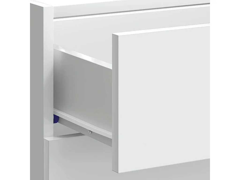 Armoire de cuisine blanc bois d'ingénierie