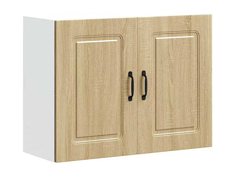 Armoire murale de cuisine chêne sonoma bois d'ingénierie