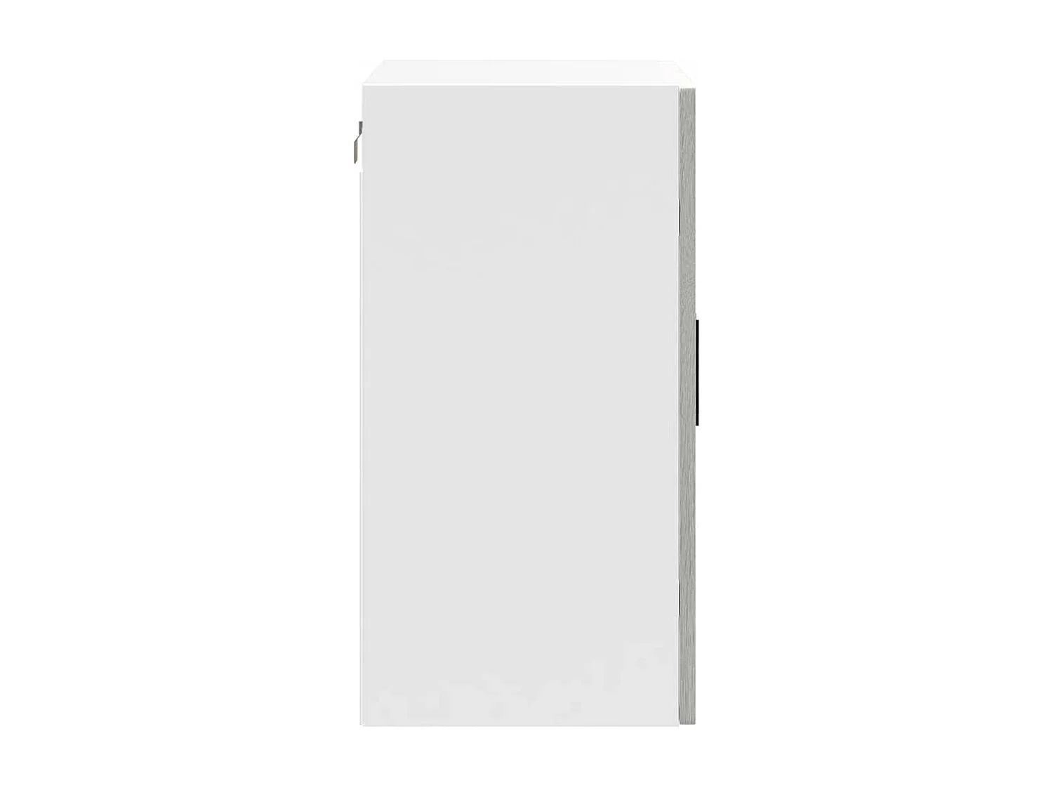 Armoire murale de cuisine avec porte en verre sonoma gris