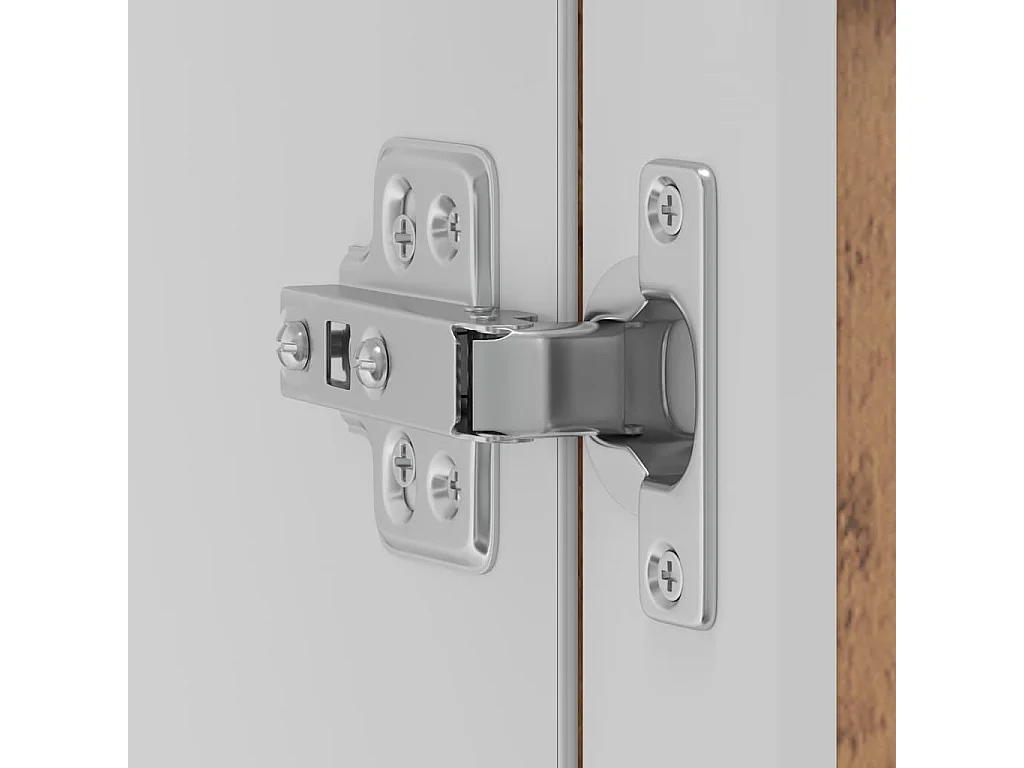 Armoire murale de cuisine avec porte en verre vieux bois