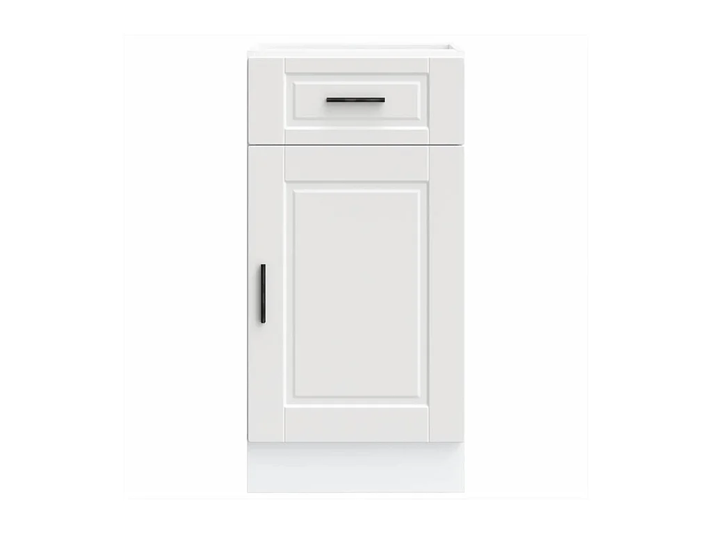 Armoire de cuisine blanc bois d'ingénierie